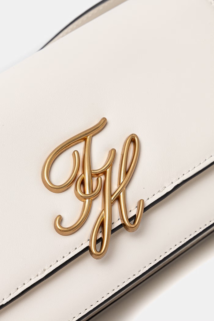 Tommy Hilfiger dámska kožená crossbody kabelka béžová AW0AW18399