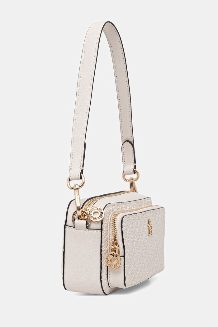 Tommy Hilfiger crossbody kabelka dámska AW0AW18414 béžová SS26