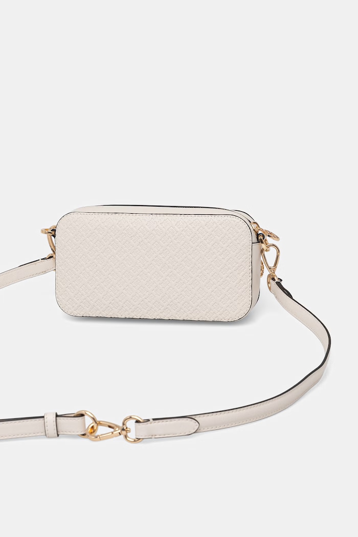 Doplnky Tommy Hilfiger crossbody kabelka dámska AW0AW18414 béžová