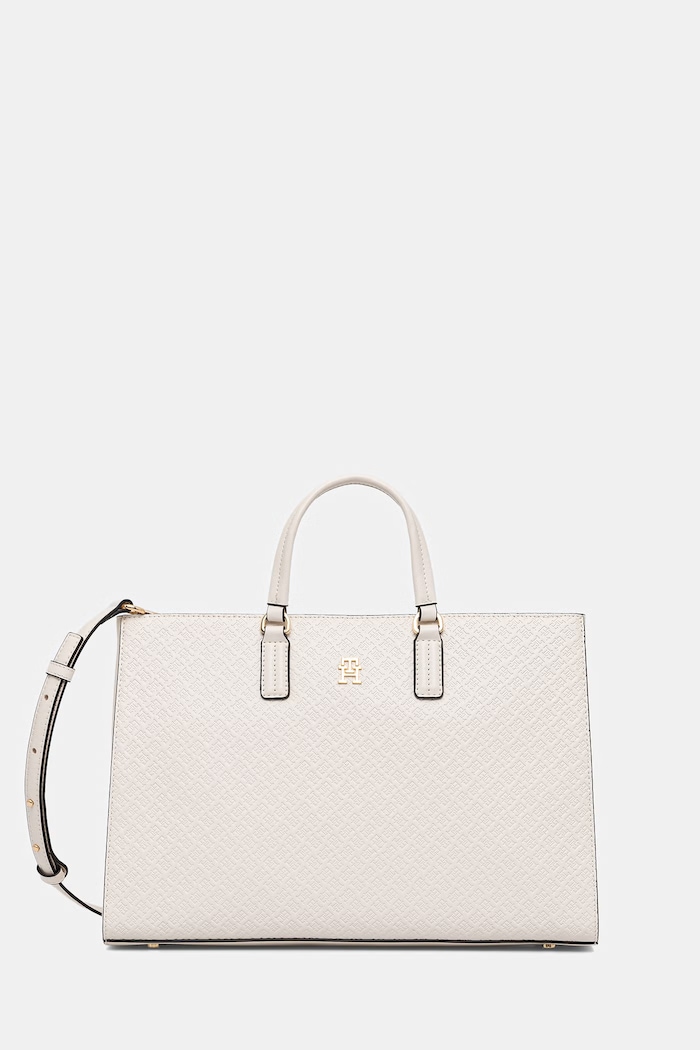 Tommy Hilfiger geantă crossbody pentru femei bej AW0AW18418