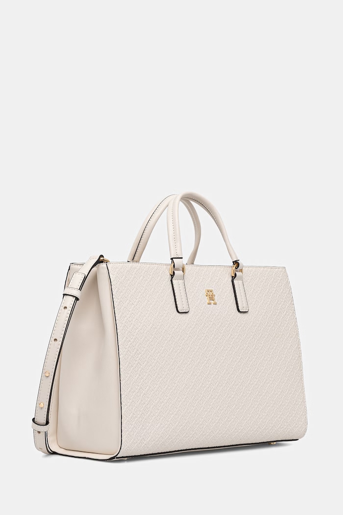 Tommy Hilfiger geantă crossbody pentru femei AW0AW18418 bej SS26