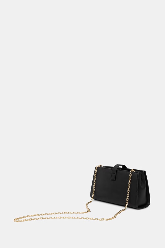 Accesorii Tommy Hilfiger geantă crossbody pentru femei, cu imitație de piele AW0AW18614 negru
