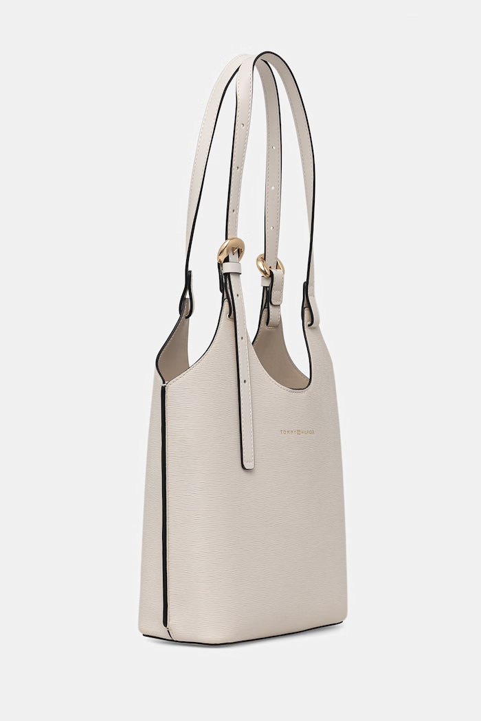 Tommy Hilfiger geantă tote pentru femei AW0AW18617 bej SS26