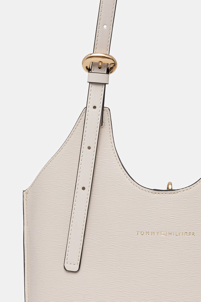 Tommy Hilfiger geantă tote pentru femei bej AW0AW18617