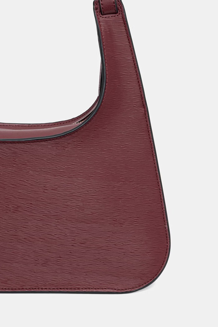 Dodatki Tommy Hilfiger klasična torbica ženska iz umetnega usnja AW0AW18620 bordo