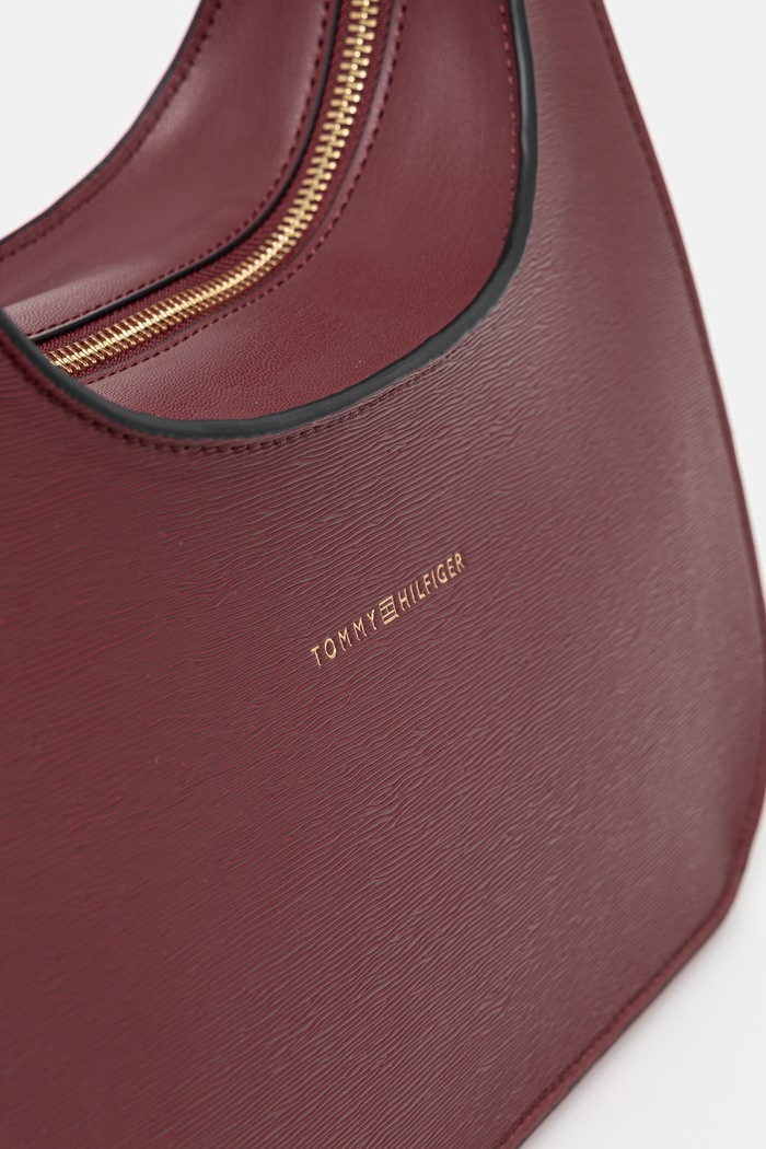 Tommy Hilfiger klasična torbica ženska iz umetnega usnja bordo AW0AW18620