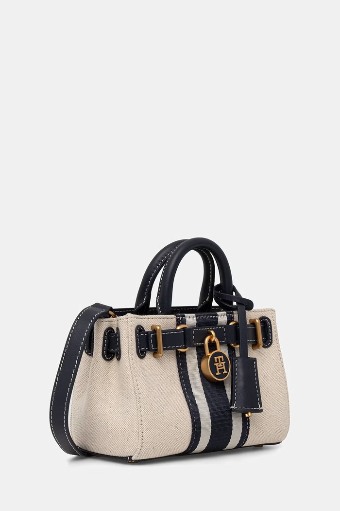 Tommy Hilfiger geantă crossbody pentru femei AW0AW18625 bej SS26