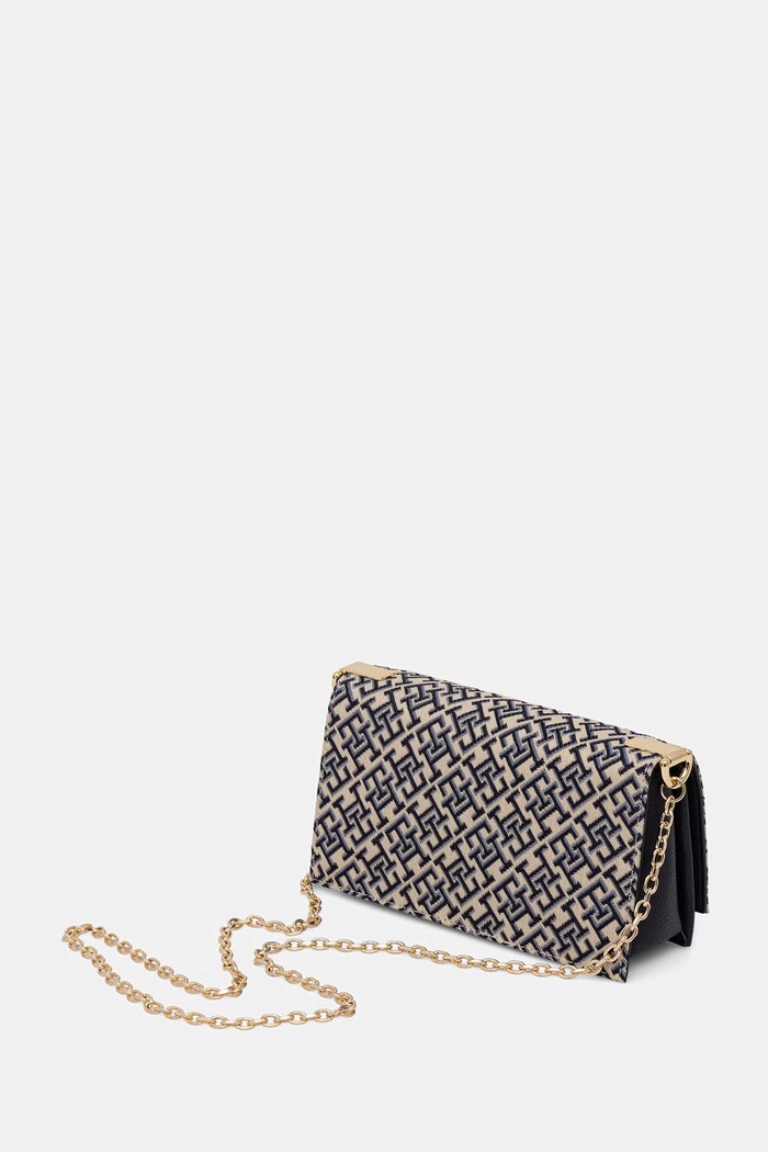 Dodatki Tommy Hilfiger crossbody torbica ženska AW0AW18637 mornarsko modra