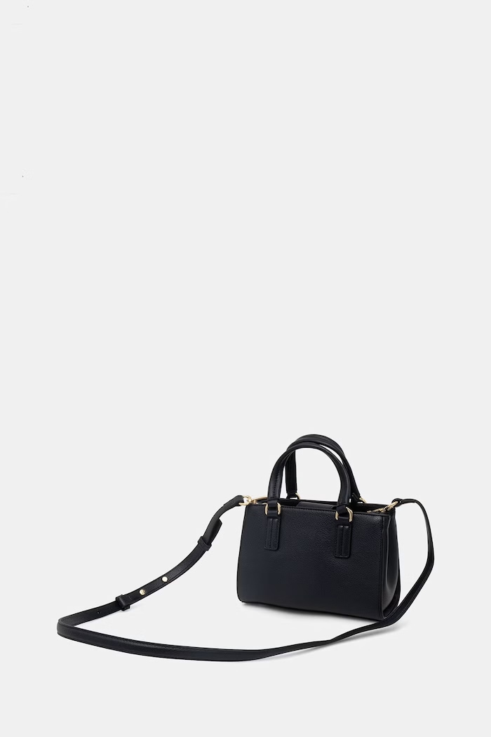 Doplnky Tommy Hilfiger crossbody kabelka dámska z imitácie kože AW0AW18642 tmavomodrá