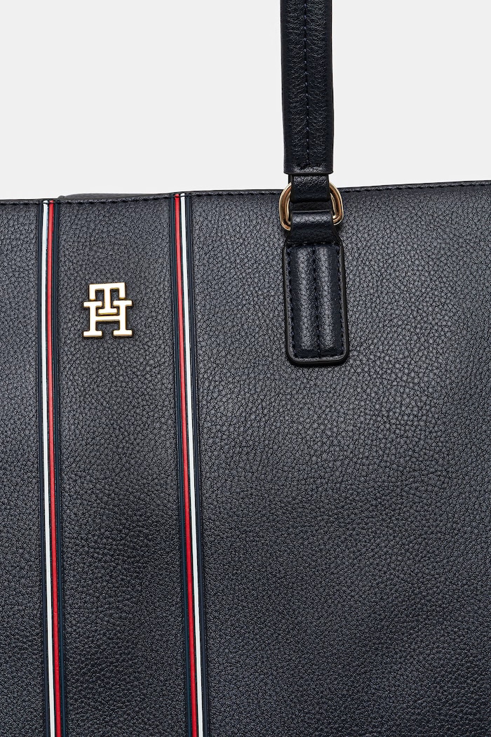 Tommy Hilfiger kabelka dámska z imitácie kože tmavomodrá AW0AW18643