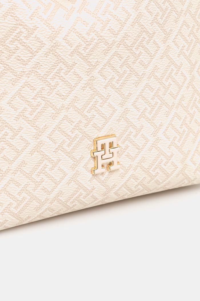Tommy Hilfiger dámska kabelka typu kufrík béžová AW0AW18847