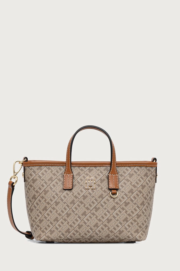 Tommy Hilfiger Torebka crossbody damska beżowy AW0AW18848