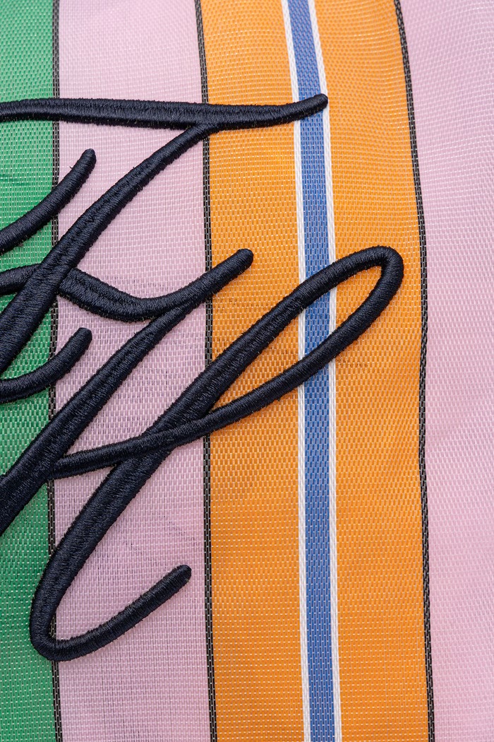 Tommy Hilfiger Τσάντα shopper γυναικεία καλοκαιρινή ροζ AW0AW18397
