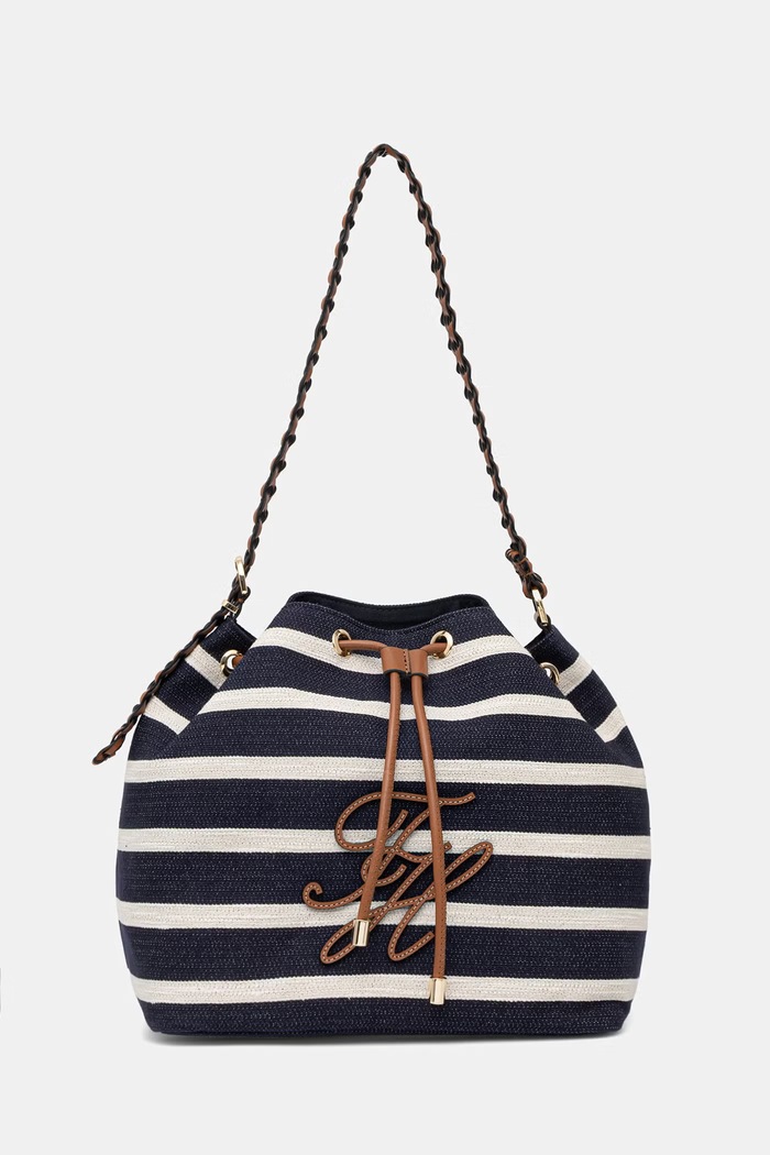 Tommy Hilfiger klasična ženska torbica SUMMER mornarsko modra AW0AW18401