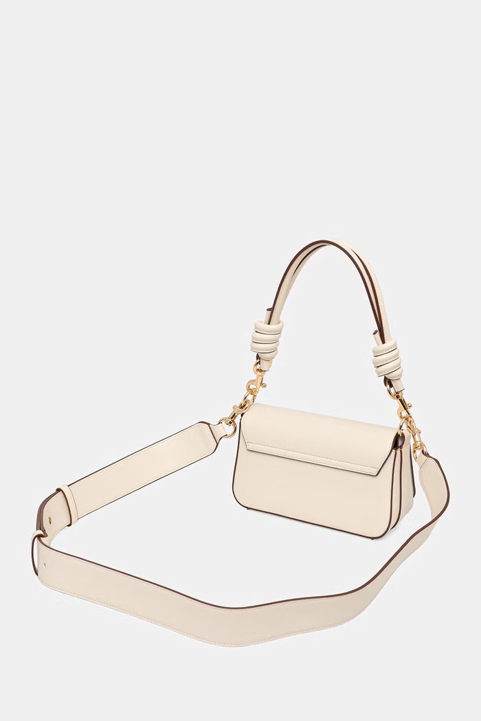 Accesorii United Colors of Benetton geantă crossbody pentru femei, cu imitație de piele 6PJNVY014 bej