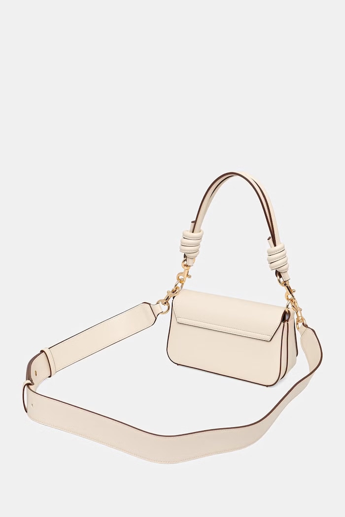 Accesorii United Colors of Benetton geantă crossbody pentru femei, cu imitație de piele 6PJNVY014 bej