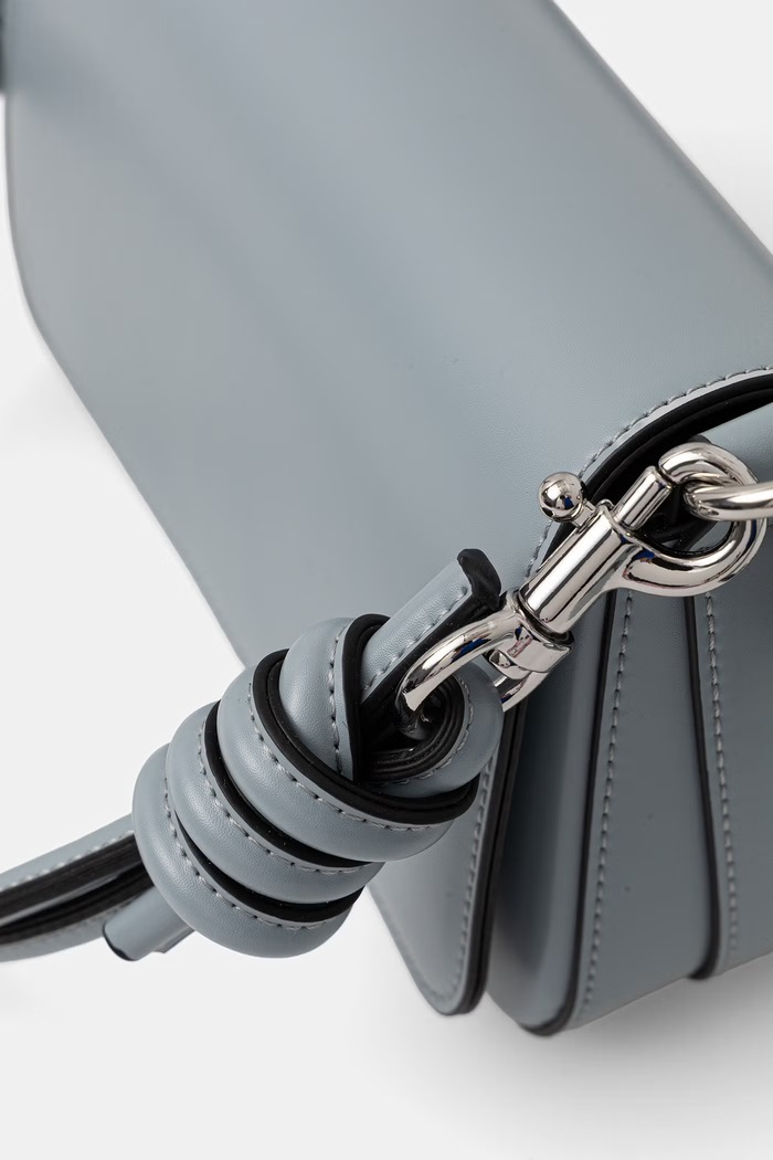 United Colors of Benetton geantă crossbody pentru femei, cu imitație de piele turcoaz 6PJNVY014