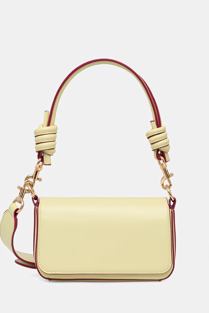 United Colors of Benetton torebka crossbody damska z imitacji skóry żółty 6PJNVY014