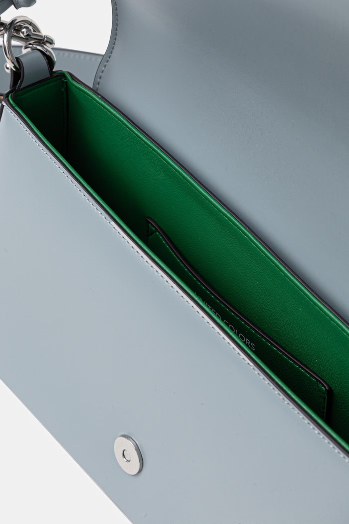 United Colors of Benetton dámska crossbody kabelka 6PJNVY015 tyrkysová