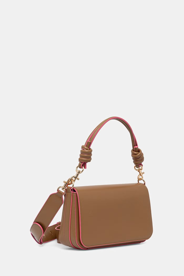 United Colors of Benetton dámska crossbody kabelka 6PJNVY015 hnedá SS26