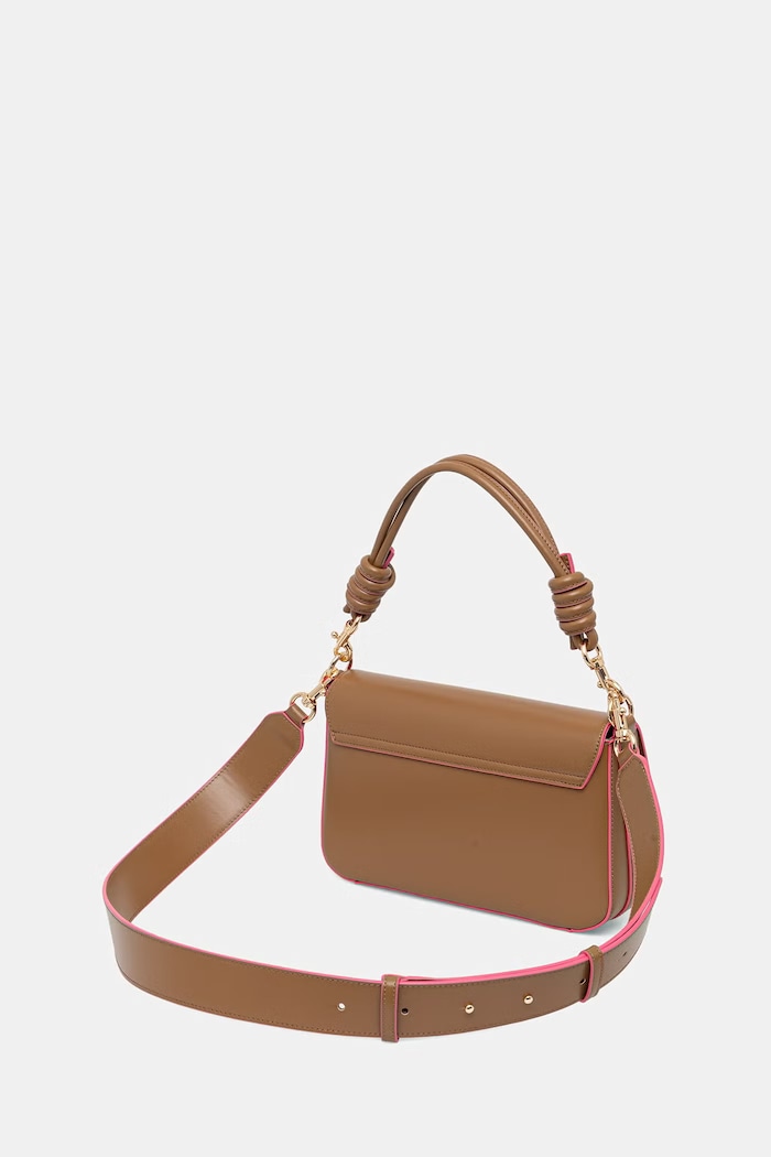 Doplnky United Colors of Benetton dámska crossbody kabelka 6PJNVY015 hnedá