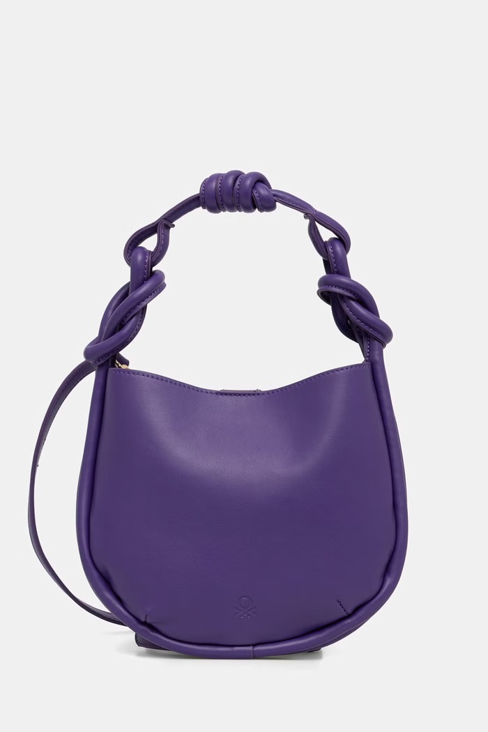 United Colors of Benetton torebka crossbody damska z imitacji skóry fioletowy 6TREVY01A