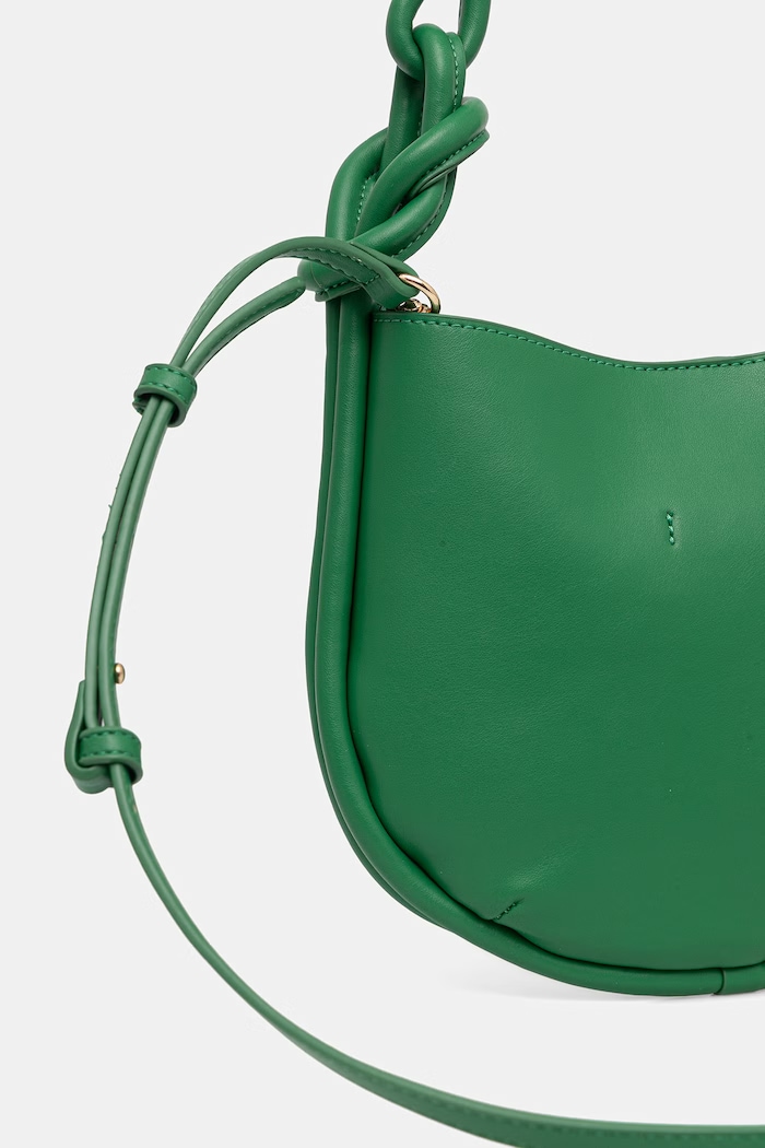 Akcesoria United Colors of Benetton torebka crossbody damska z imitacji skóry 6TREVY01A zielony