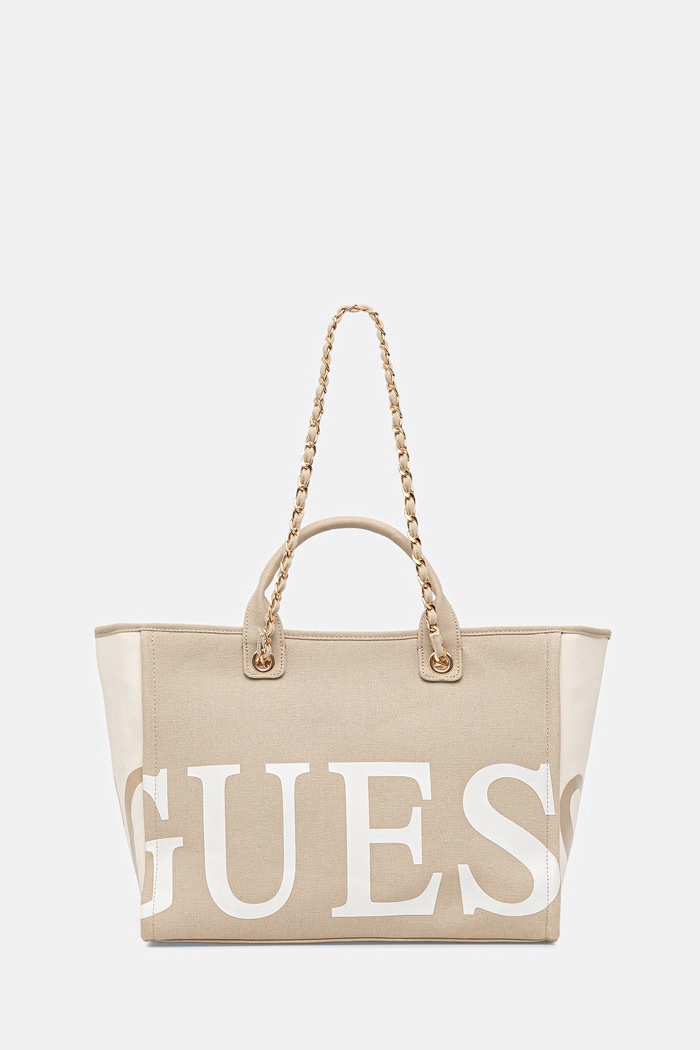 Guess kabelka typu shopper dámska béžová E6GZ03.WP750