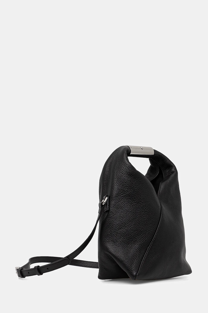Kožená kabelka MM6 Maison Margiela SB6WD0042.P7255.T8013 černá SS26