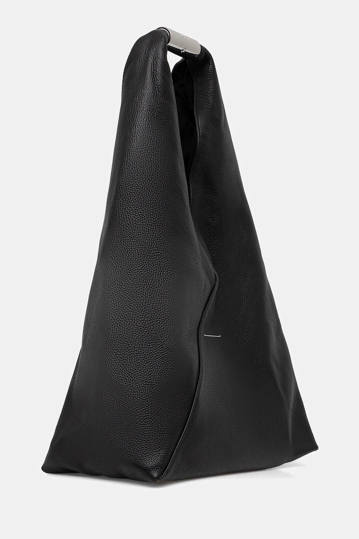 Δερμάτινη τσάντα MM6 Maison Margiela SB6WD0043.P7255.T8013 μαύρο SS26
