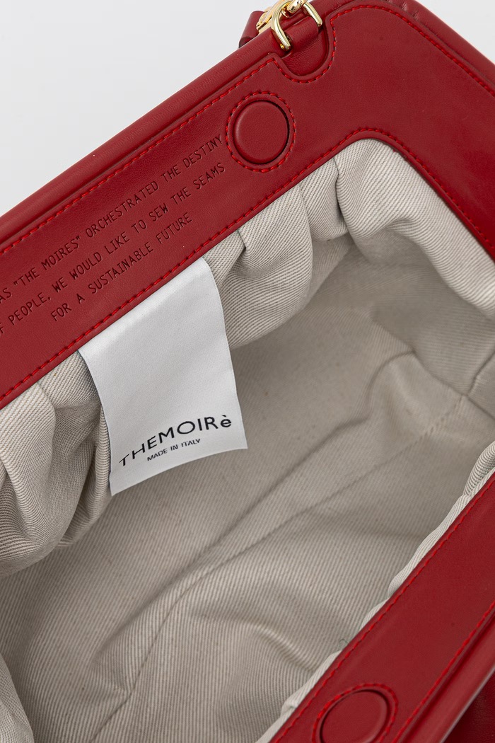 Themoire crossbody kabelka dámská z imitace kůže 261WTMB00 červená