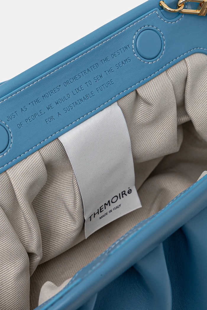 Themoire crossbody kabelka dámská z imitace kůže 261WTMB00 modrá