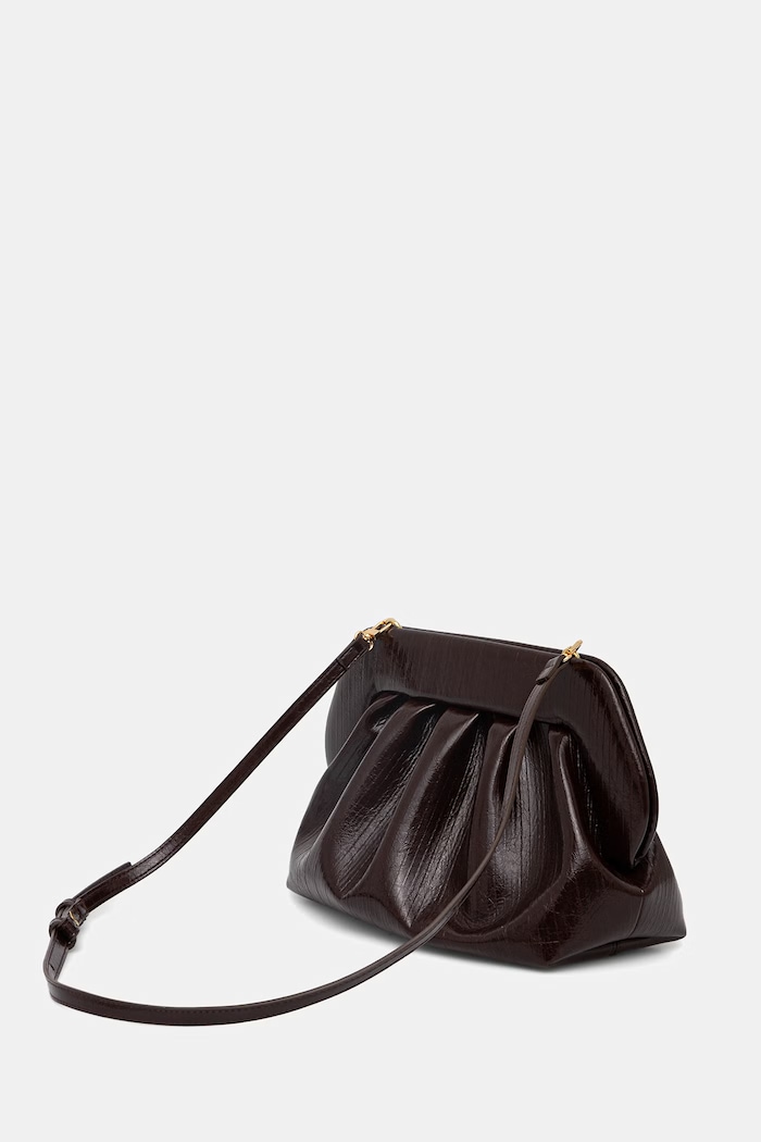 Doplňky Themoire crossbody kabelka dámská z imitace kůže 261WTMB00 hnědá