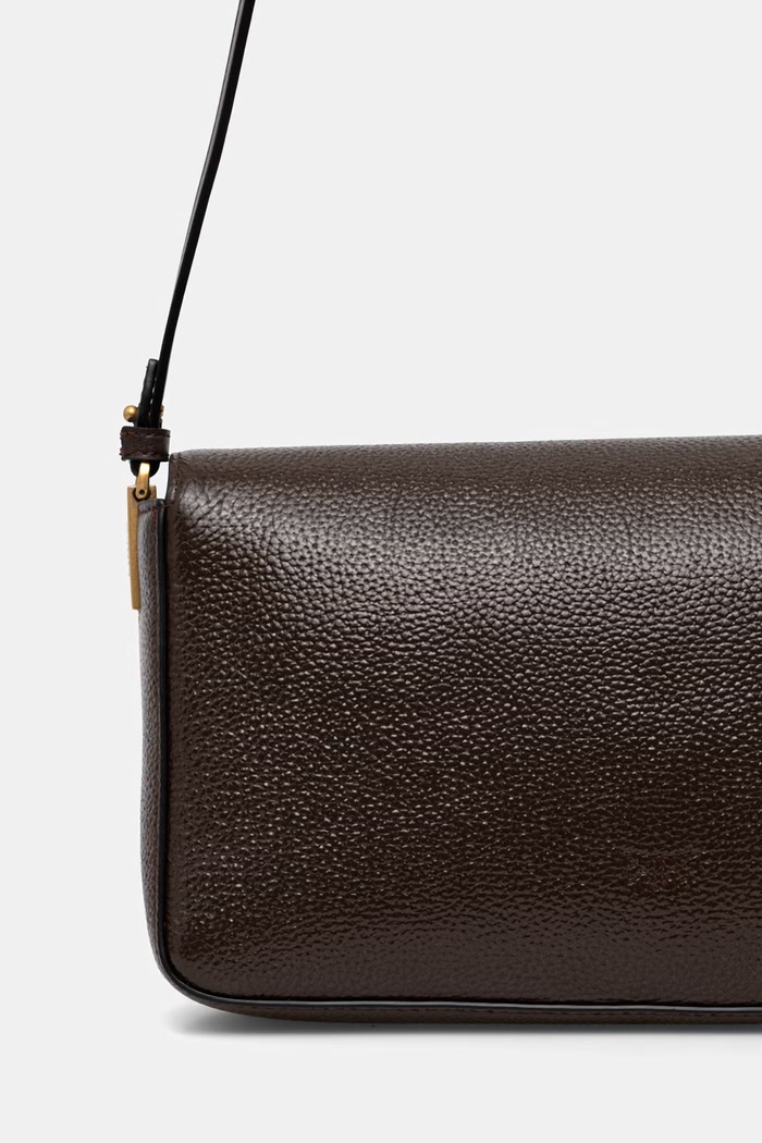 Pinko crossbody kabelka dámska kožená hnedá 106243.A2X6