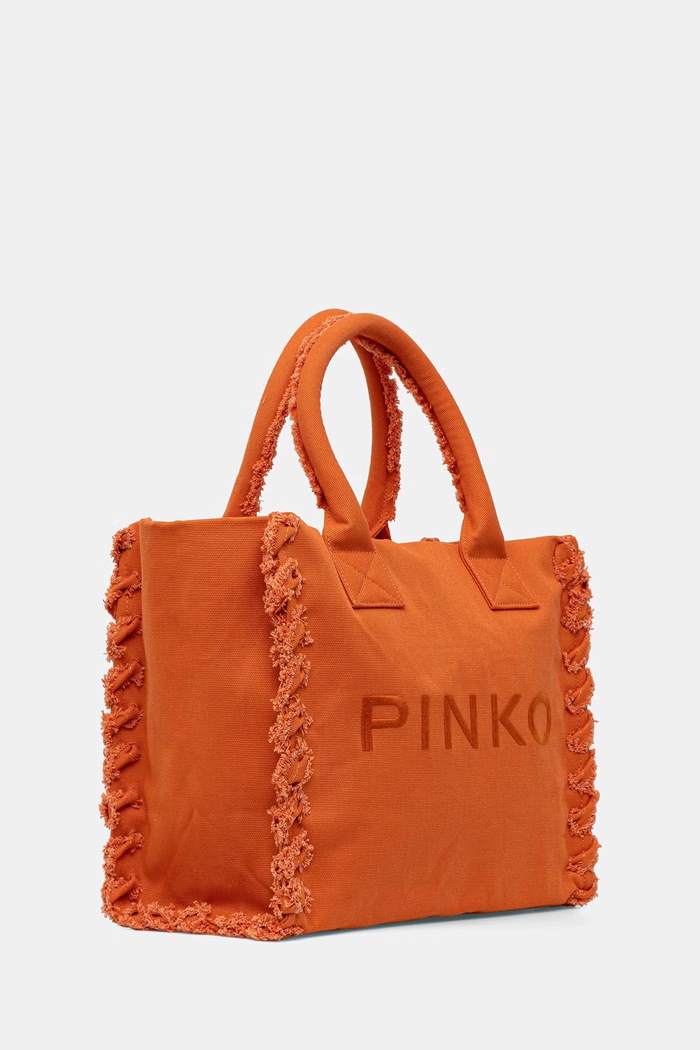 Pinko kabelka typu shopper dámska rifľová 106673.A3A4 oranžová SS26