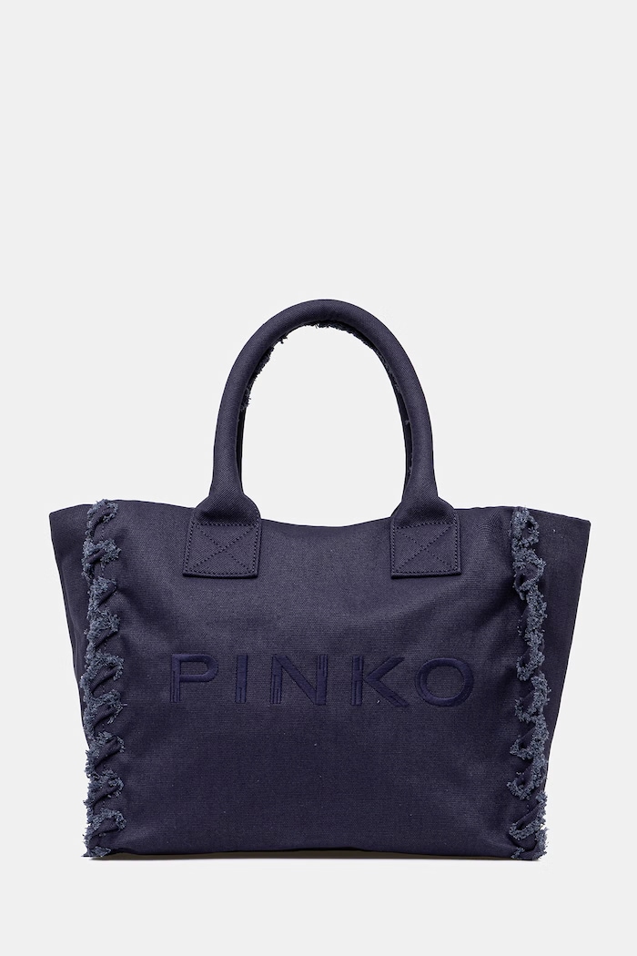 Pinko kabelka typu shopper dámska rifľová modrá 106673.A3A4