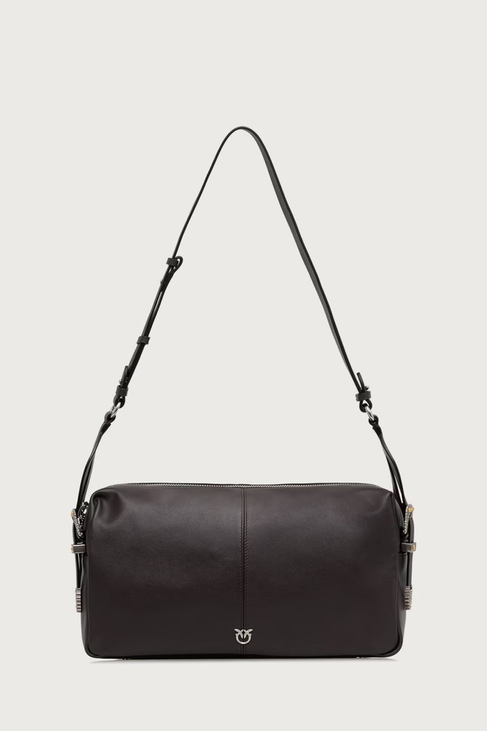 Pinko Torebka shopper damska skórzana brązowy 106676.A2JG