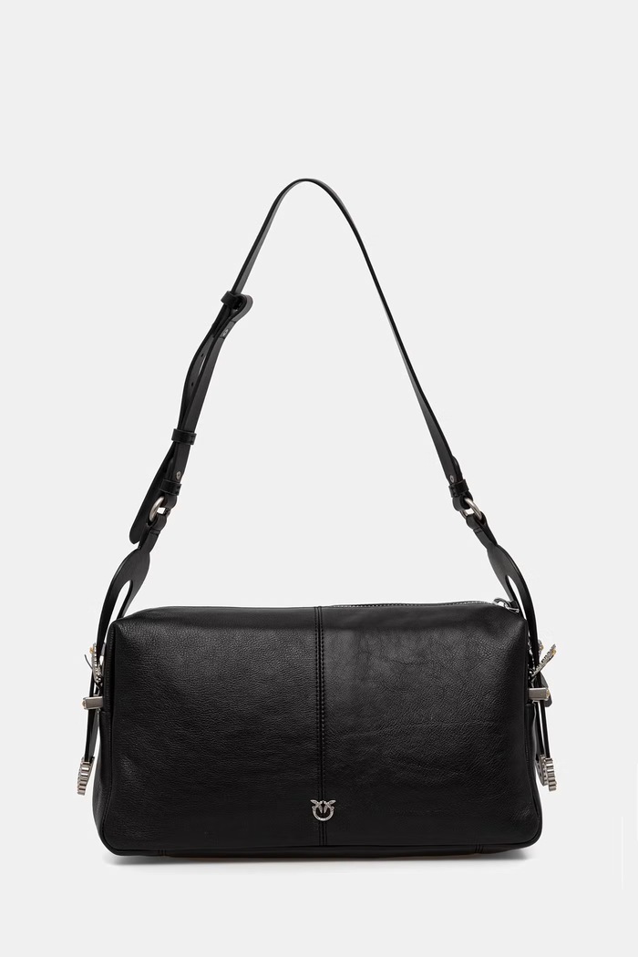 Pinko kabelka typu shopper dámska kožená čierna 106676.A2JG