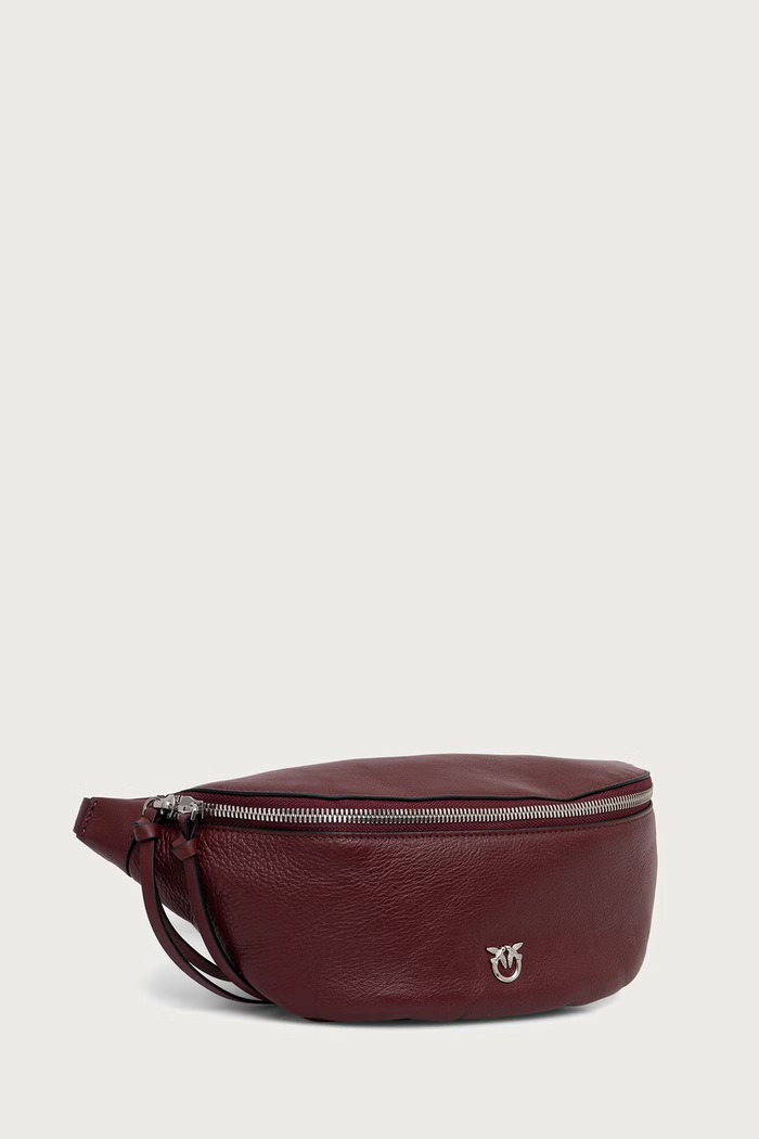 Pinko Nerka damska skórzana 106724.A2JG bordowy SS26