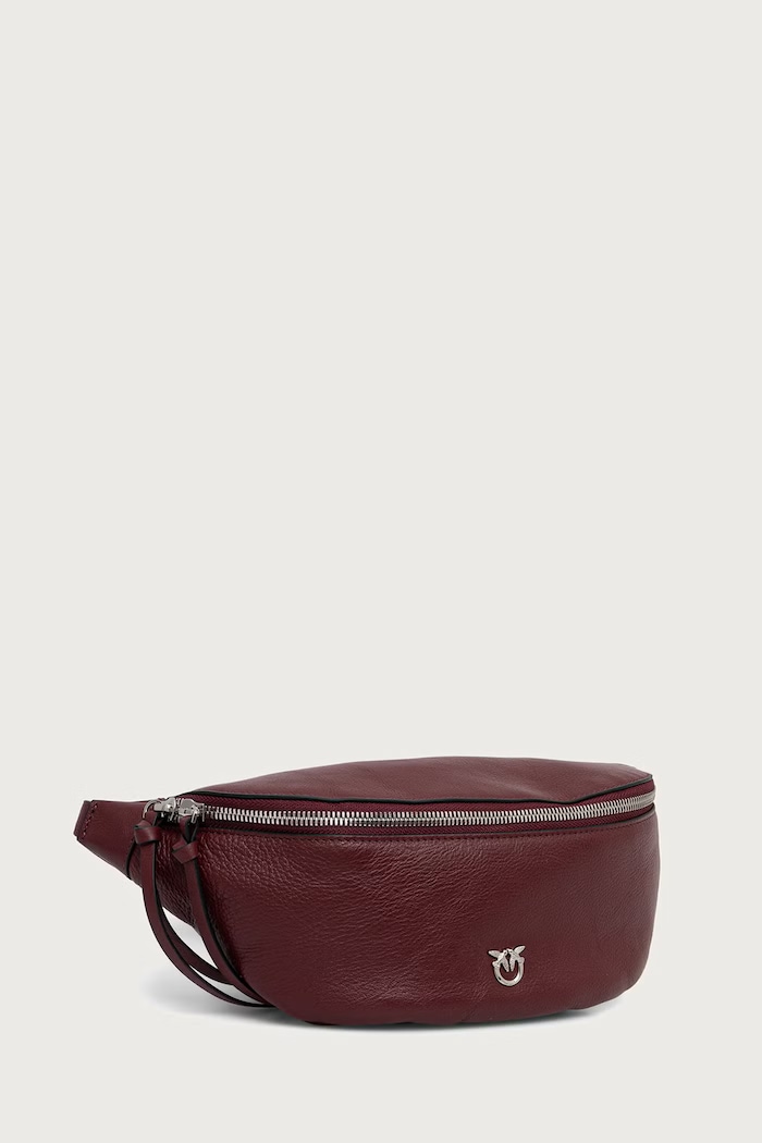 Pinko Nerka damska skórzana 106724.A2JG bordowy SS26