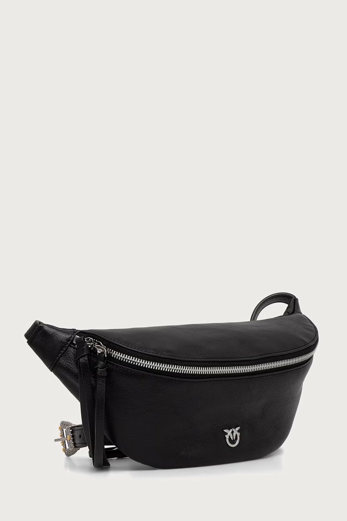 Pinko Nerka damska skórzana 106724.A2JG czarny SS26