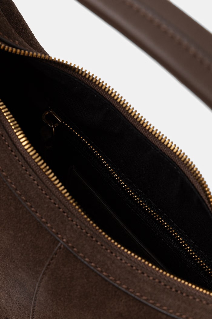 Marc O'Polo torebka crossbody damska zamszowa 5000010926 brązowy
