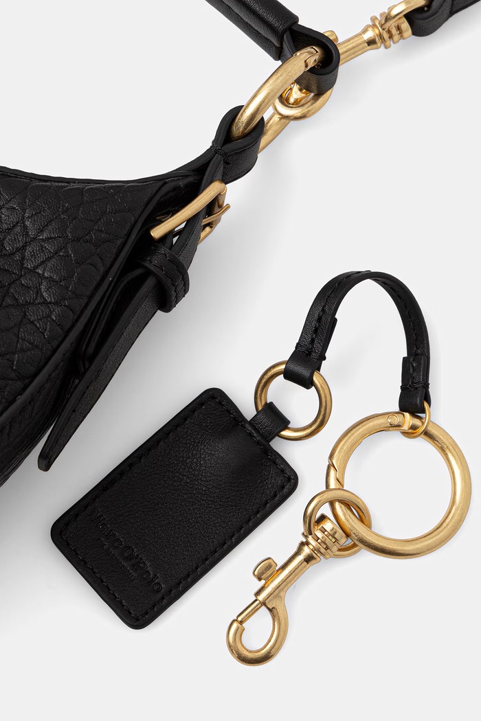 Marc O'Polo crossbody kabelka dámska kožená čierna 5000010927