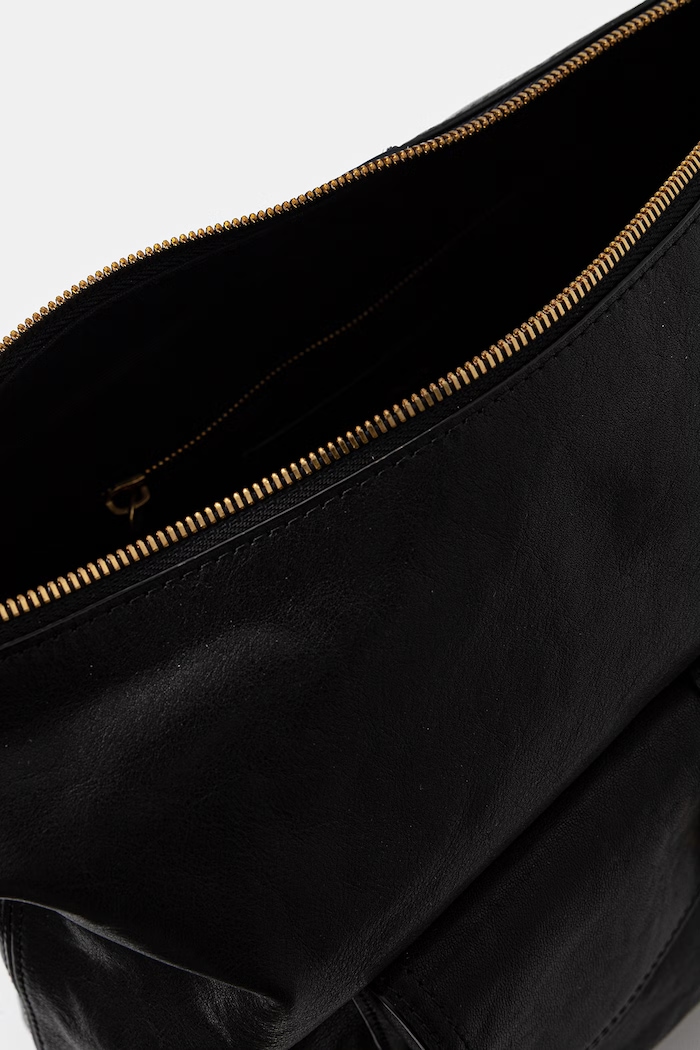 Marc O'Polo shopper γυναικείο δερμάτινο 5000010942 μαύρο