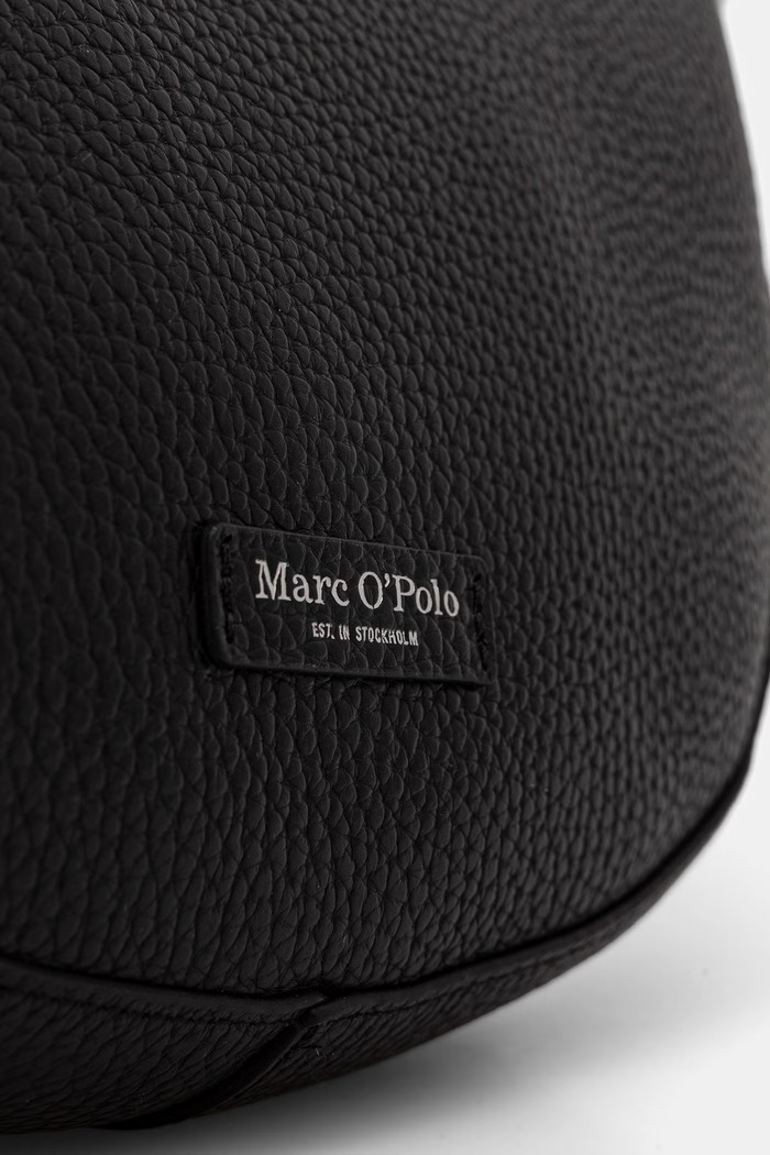 Marc O'Polo τσάντα κρουασάν γυναικεία δερμάτινη 5000010961 μαύρο