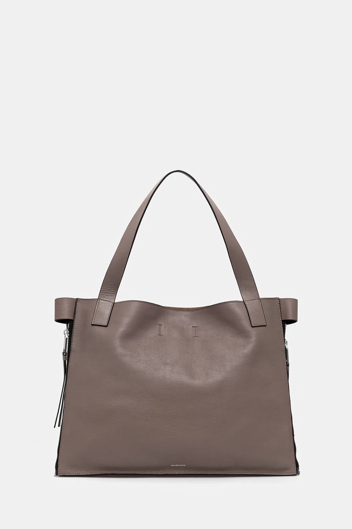 AllSaints borsa in pelle scamosciata MARLO pelle scamosciata marrone W090XE