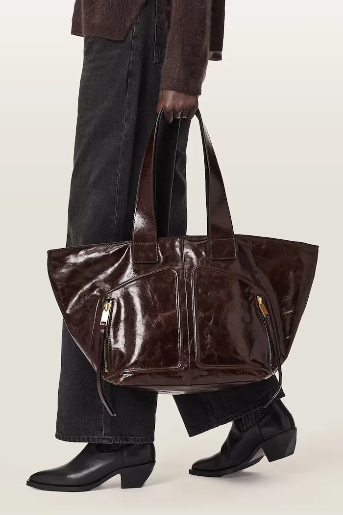 AllSaints pentru femei din piele JEAN W130XE