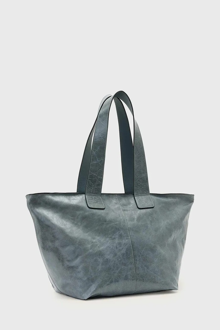 AllSaints pentru femei din piele JEAN W130XE albastru SS26