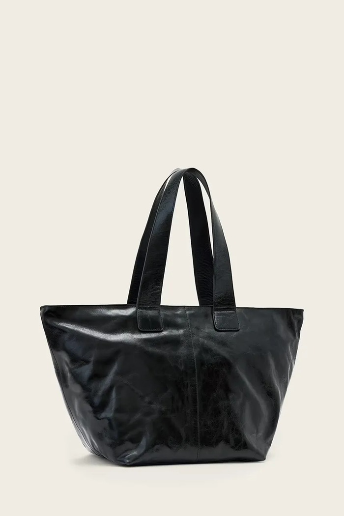 AllSaints pentru femei din piele JEAN W130XE negru SS26