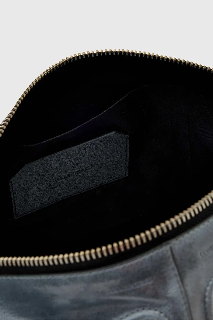 AllSaints kabelka dámska kožená JEAN W131XE modrá